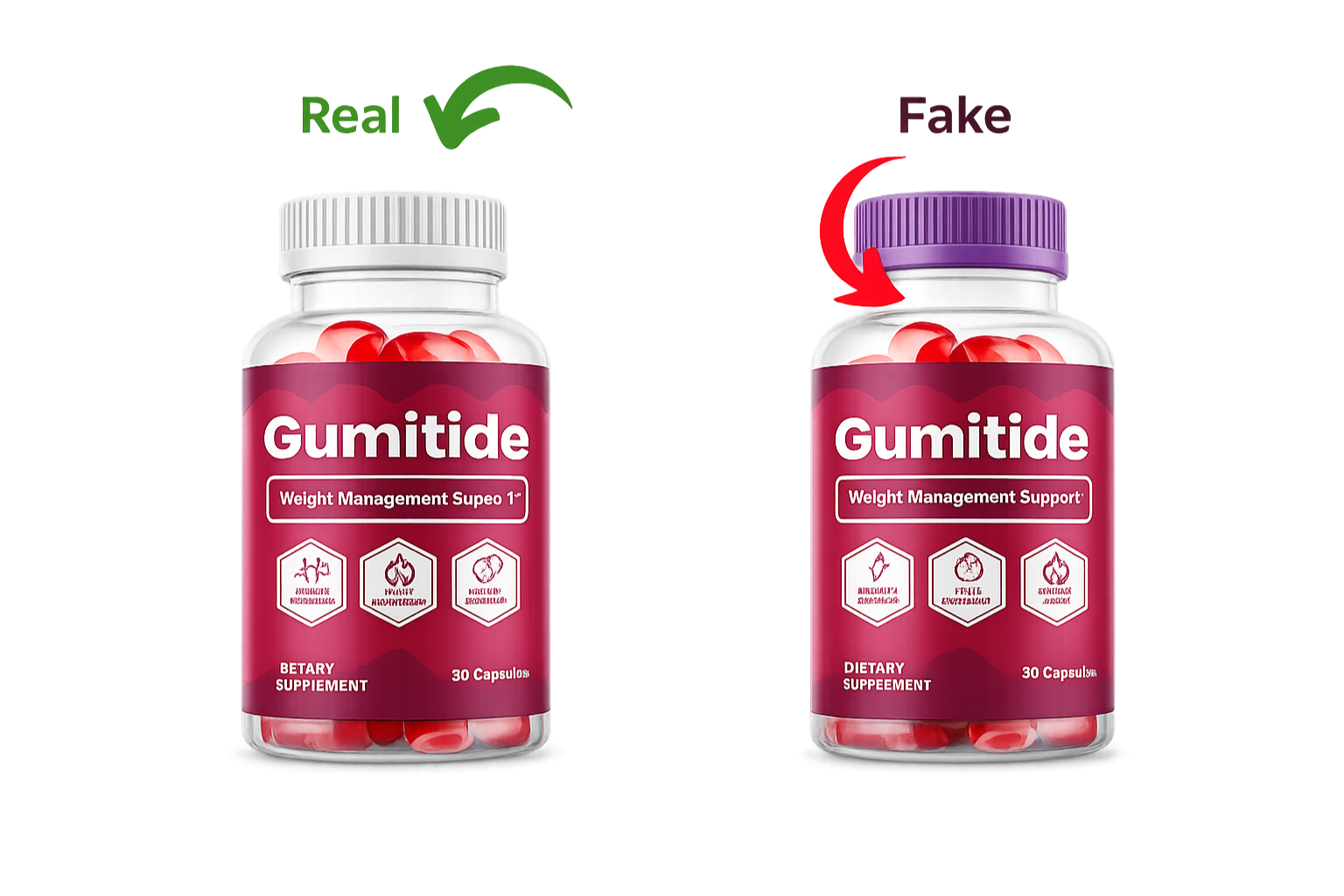 Gumitide Real vs Fake — Only buy from official website